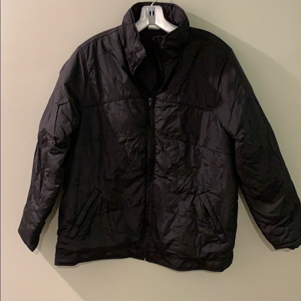 Black motherhood maternity coat